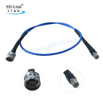 18GHz Stainless Steel SMA Male to 086 Cable, 50Ω RF Coaxial Jumper, Low Loss High Frequency Cable for 5G/Test Equipment/Military